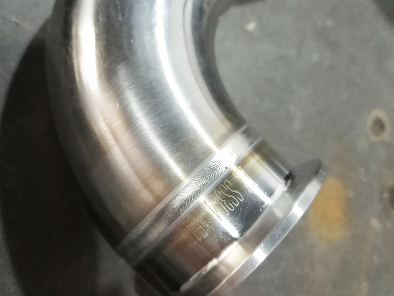 Welding sample display